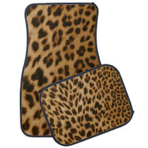 Leopard Look  Set of Car Mats