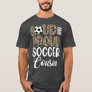 Leopard Loud Proud American Cousin Family T-Shirt