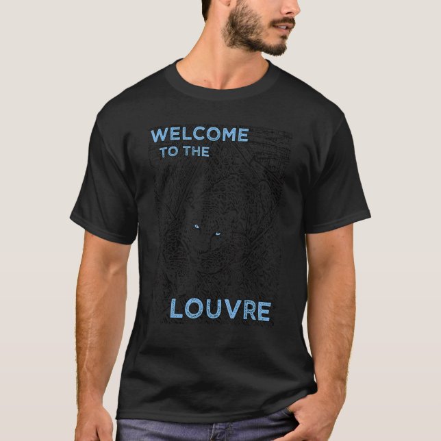Leopard Louvre Jaguar Paris T-Shirt (Front)