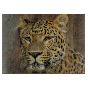 Leopard Lovers Art Cutting Board