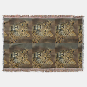 Leopard Lovers Art Throw Blanket