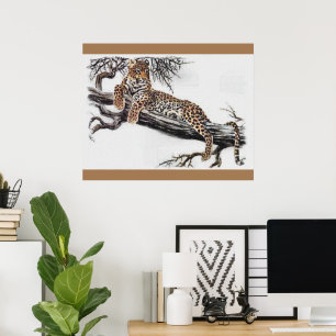 Leopard Lovers Poster