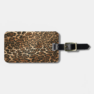 Leopard Luggage Tag