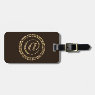 Leopard @ luggage tag