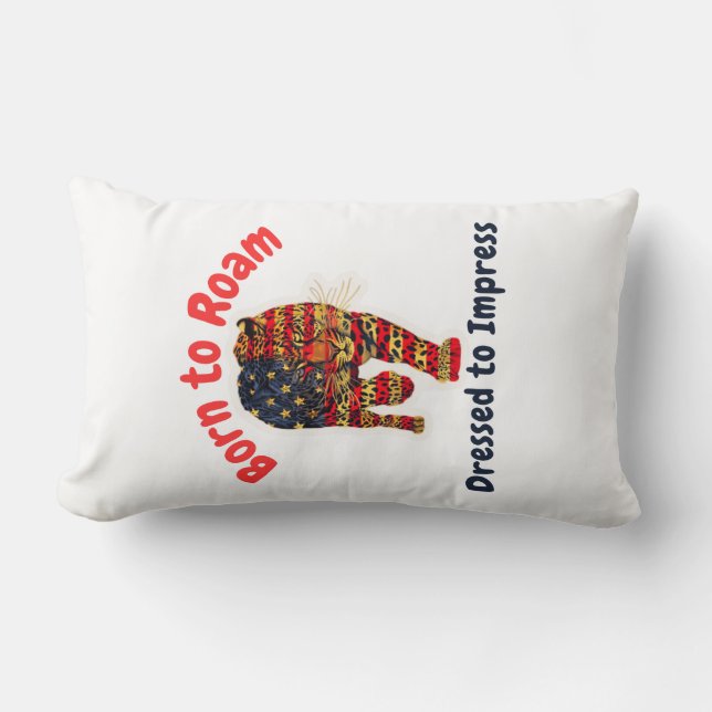 Leopard Lumbar Cushion (Front)