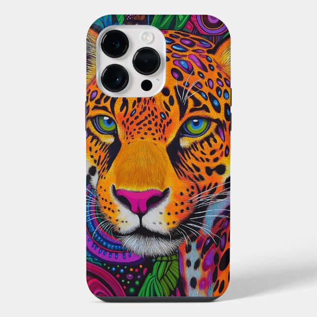 Leopard Luminous  iPhone Case (Back)