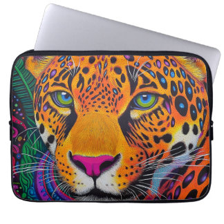 Leopard Luminous  Laptop Sleeve