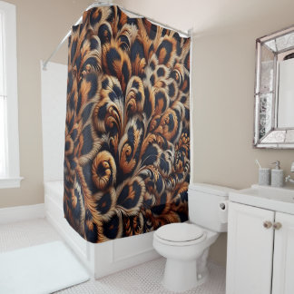 Leopard Luxe: Transform Your Bathroom with a Shower Curtain