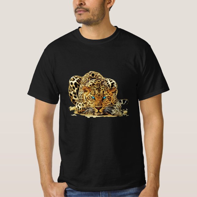 Leopard Men's T-Shirt (Front)