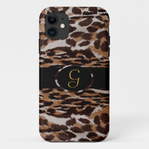 Leopard Monogram Iphone 5 Case