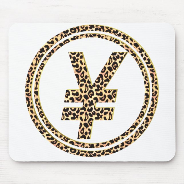Leopard ¥ mouse pad (Front)