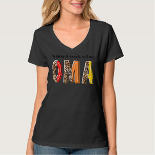 Leopard My Favourite People Call Me Oma Mother's D T-Shirt
