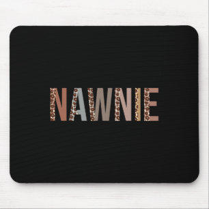 Leopard Nawnie Supplies Fun Back to School Mouse Pad