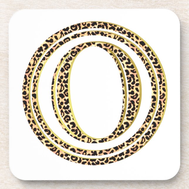 Leopard O Coaster (Front)