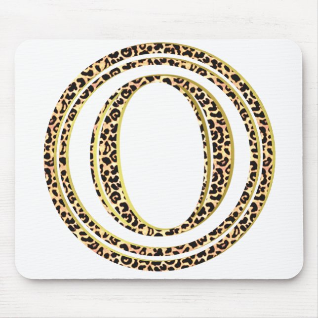 Leopard O Mouse Pad (Front)