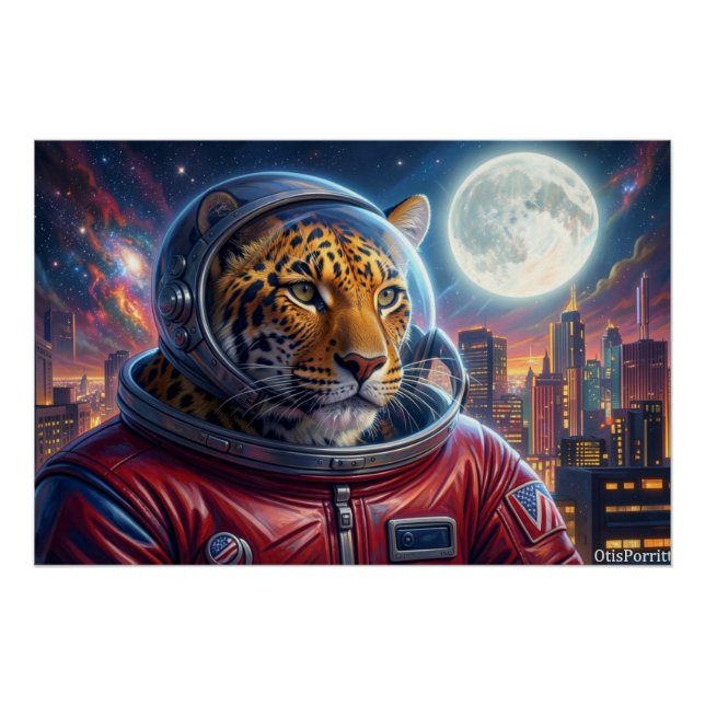 LEOPARD ON THE EDGE OF TOWN-3 POSTER (Front)