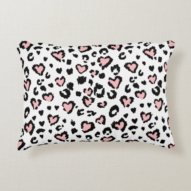 Leopard or jaguar seamless pattern, textured fashi decorative cushion (Front)