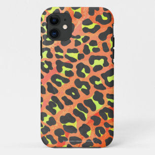 Leopard Orange and Yellow Print Case-Mate iPhone Case