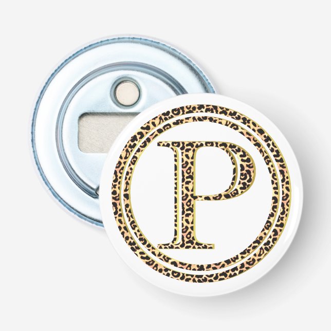 Leopard P Bottle Opener (Front)