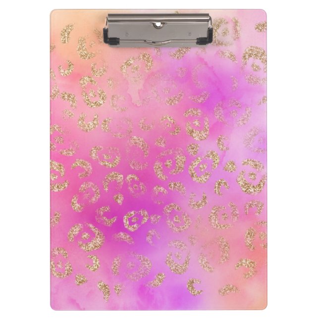 Leopard Paint Series Design 11  Clipboard (Front)