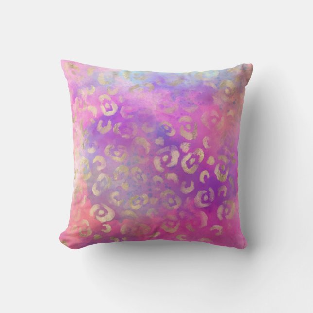 Leopard Paint Series Design 11   Cushion (Front)