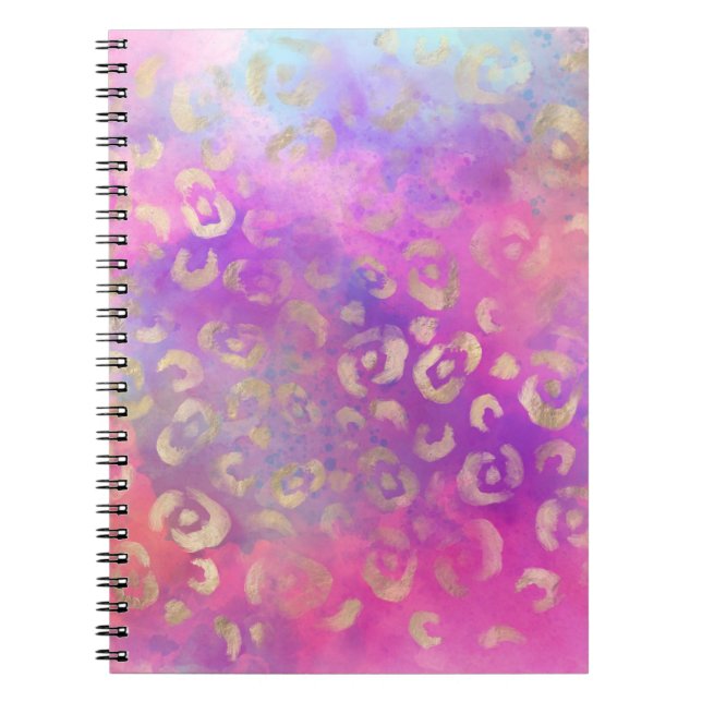 Leopard Paint Series Design 11 Notebook (Front)