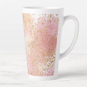 Leopard Paint Series Design 13 Latte Mug