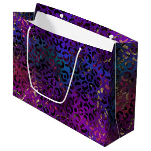 Leopard Paint Series Design 16  Large Gift Bag