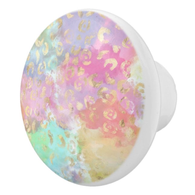 Leopard Paint Series Design 2  Ceramic Knob (Right)
