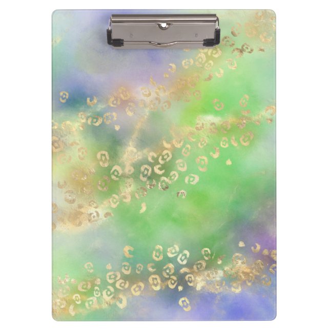 Leopard Paint Series Design 4   Clipboard (Front)