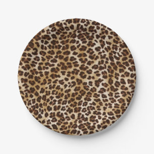 Leopard Paper Plate