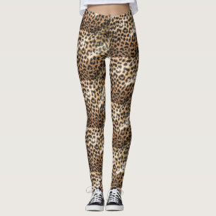 LEOPARD PATCH LEGGINGS
