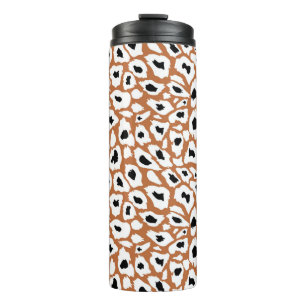 Leopard pattern, african animal print design thermal tumbler