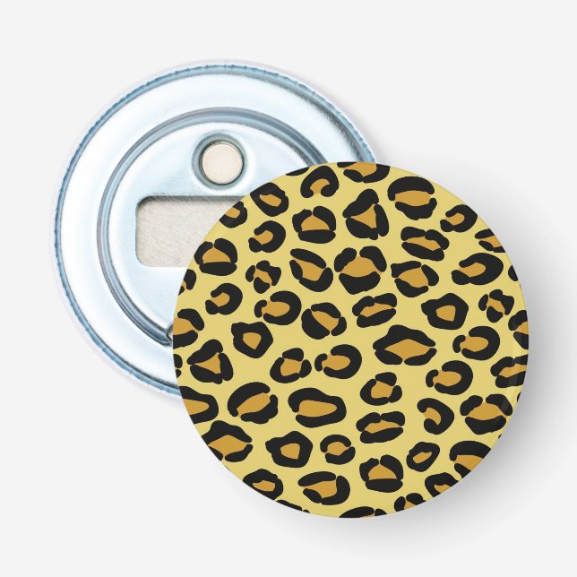 Leopard Pattern Bottle Opener (Front)