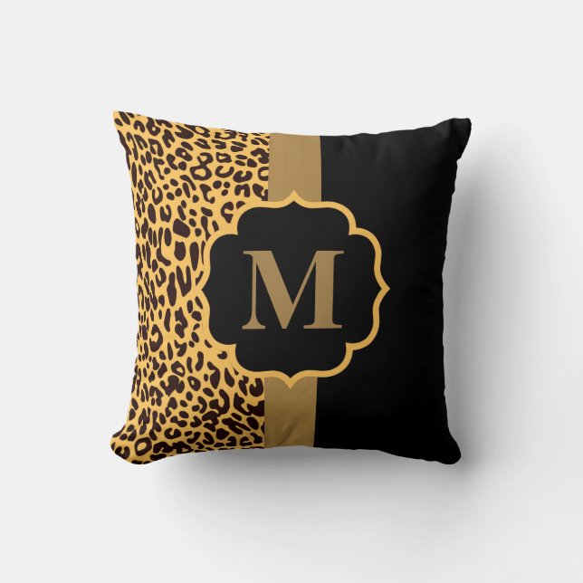 Leopard Pattern Cushion (Front)
