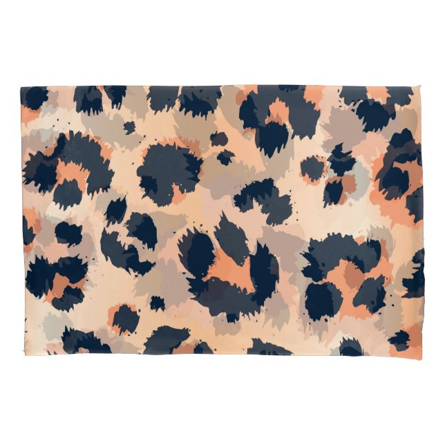 Leopard Pattern: Funny Seamless Design Pillowcase (Front)