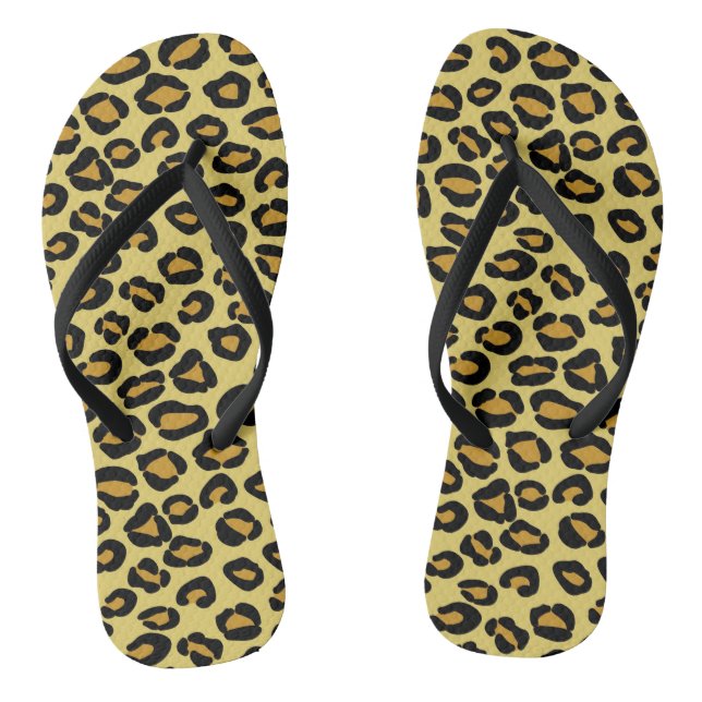 Leopard Pattern Jandals (Footbed)