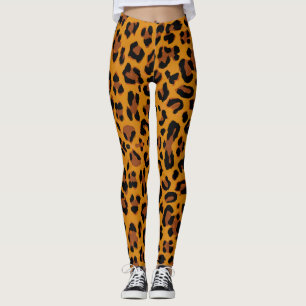 Leopard pattern leggings