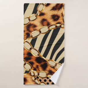 Leopard Pattern, Leopard Print, Animal print, Bath Towel