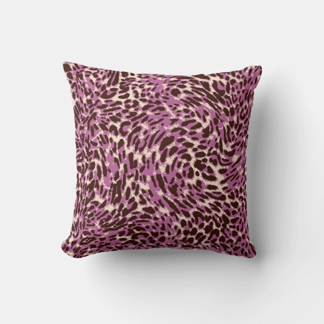 Leopard Pattern, Leopard Print, Animal print,  Cushion (Front)
