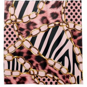 Leopard Pattern, Leopard Print, Animal print,  Shower Curtain