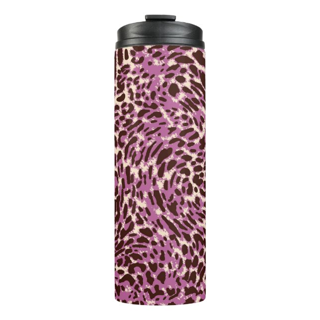 Leopard Pattern, Leopard Print, Animal print,  Thermal Tumbler (Front)