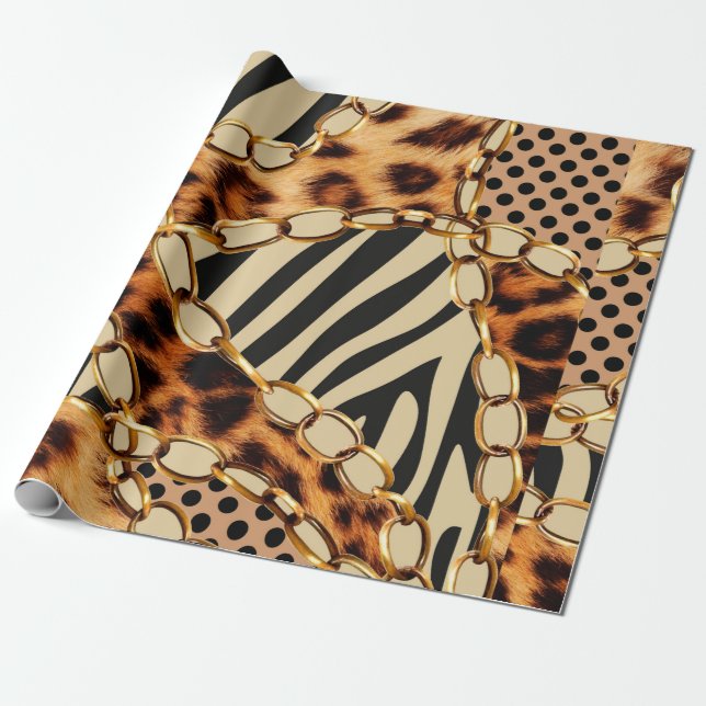 Leopard Pattern, Leopard Print, Animal print,  Wrapping Paper (Unrolled)