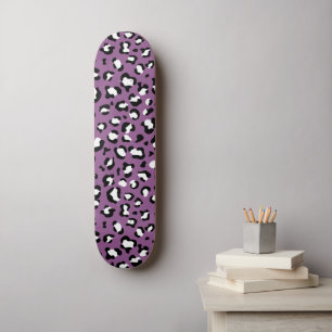 Leopard Pattern, Leopard Spots, Purple Leopard Skateboard
