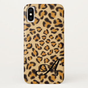 Leopard pattern -monogrammed Case-Mate iPhone case