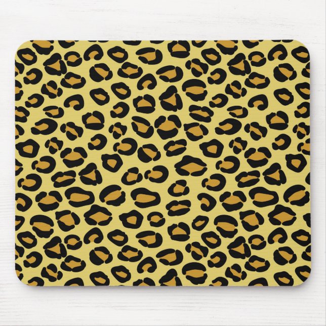 Leopard Pattern Mouse Pad (Front)