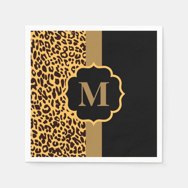 Leopard Pattern Napkin (Front)