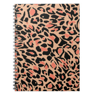 Leopard pattern notebook