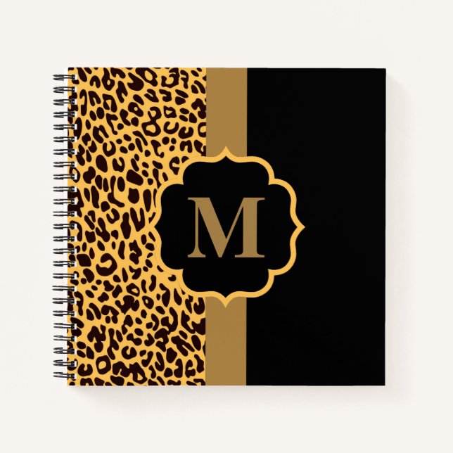 Leopard Pattern Notebook (Front)