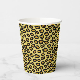Leopard Pattern Paper Cups